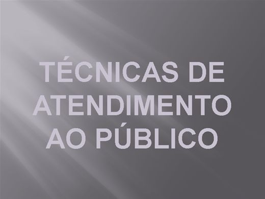 Curso A Dist Ncia De T Cnicas De Atendimento Ao P Blico Buzzero